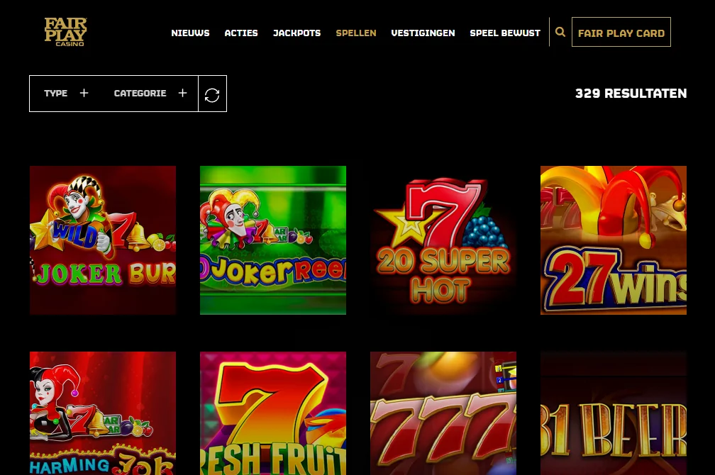 FairPlay Casino spellen